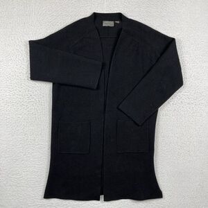 Modern Citizen Sweater Womens Large Black Long Duster Open Cardigan Comfort Cozy